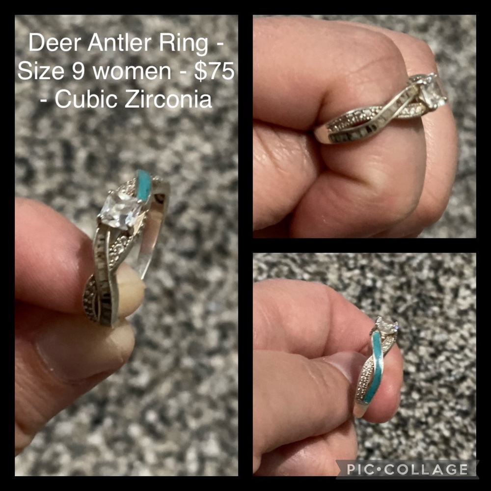 Deer Antler women’s ring